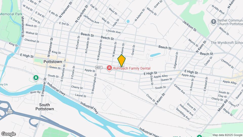 641 E High St Map and Location Details