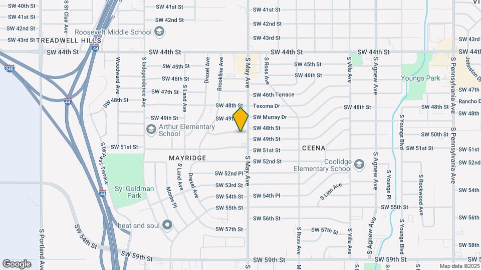 2908 SW 50th St Map and Location Details