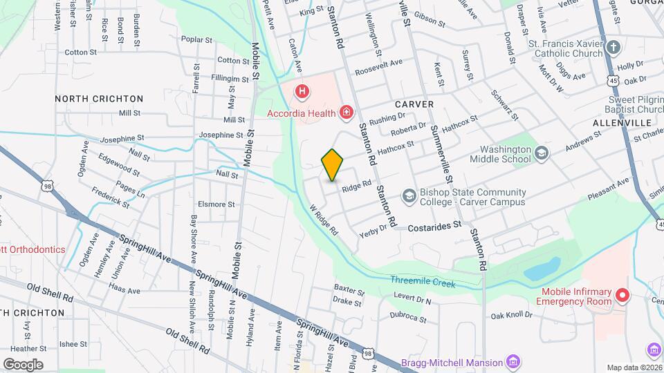 469 Creek Cir Dr W Map and Location Details