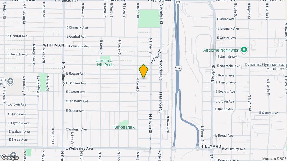 2917 E Sanson Ave Mapa y Detalles de la Ubicación