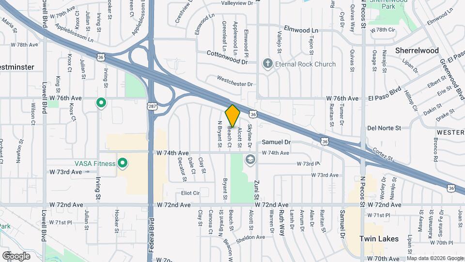 7472 Beach Ct Map and Location Details