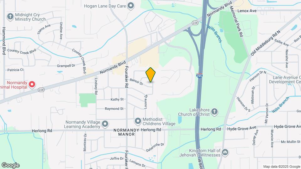 1658 Louvre Dr Map and Location Details