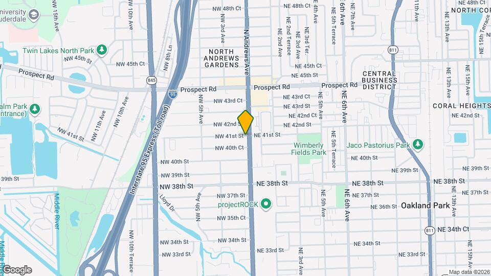 4095 N Andrews Ave Map and Location Details