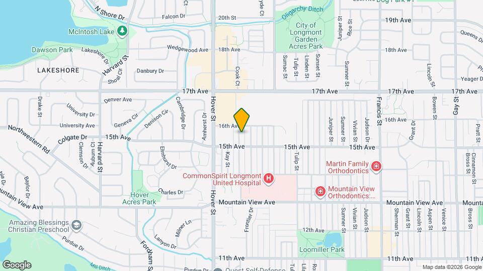 1520 Stuart St Map and Location Details