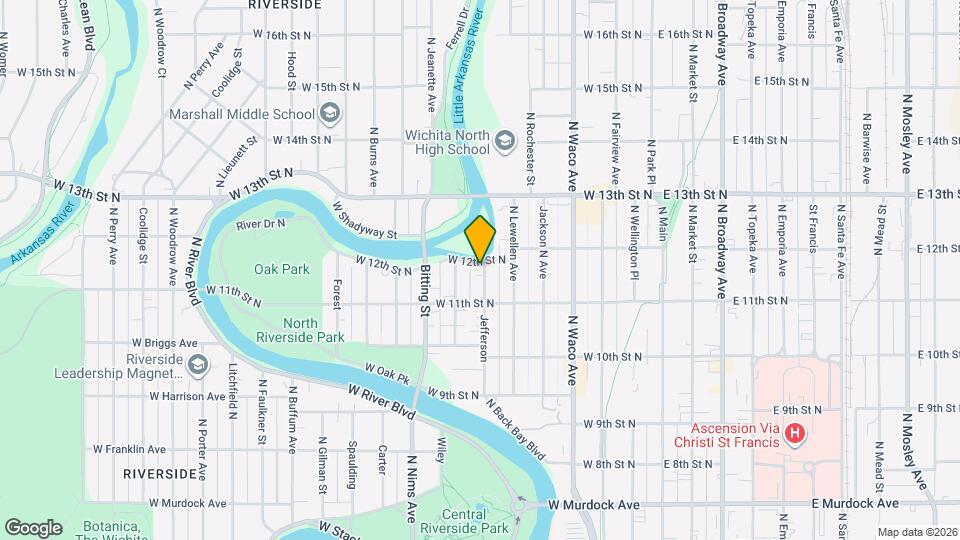 1229 N Jefferson Ave Map and Location Details