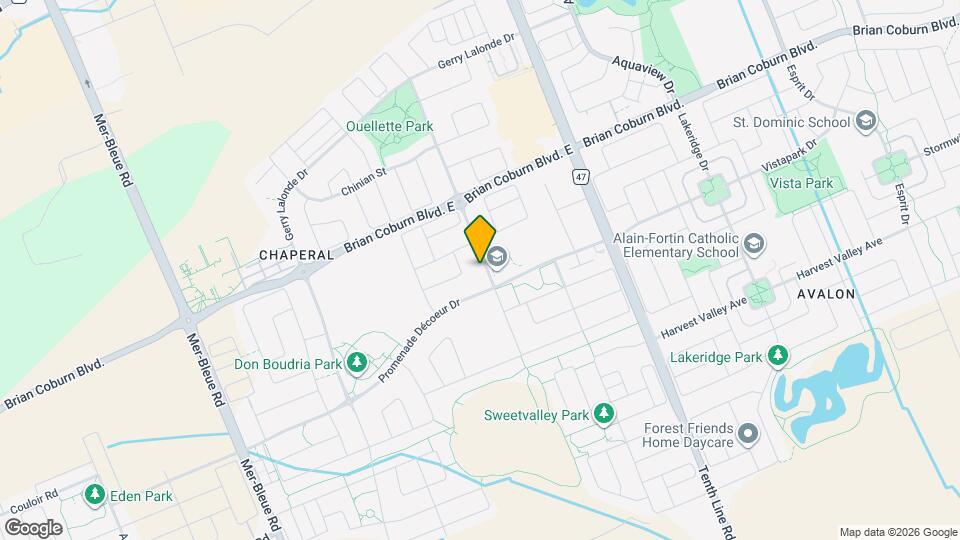 664 Aubépines Dr Map and Location Details