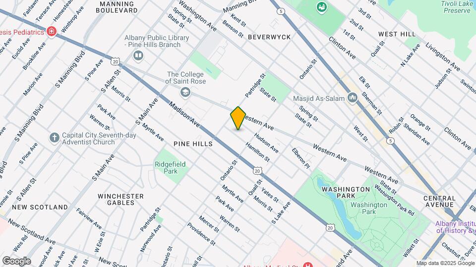 521 Hamilton St Map and Location Details