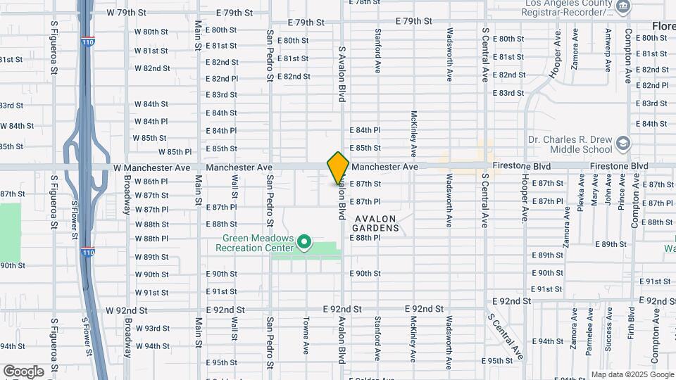 8711-8717 Avalon Blvd Map and Location Details