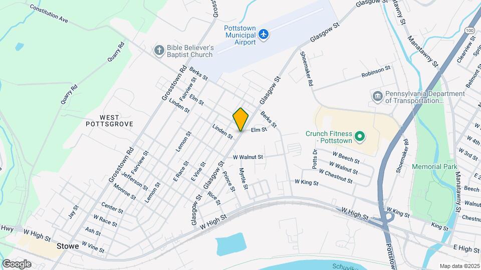 727 Glasgow St Map and Location Details