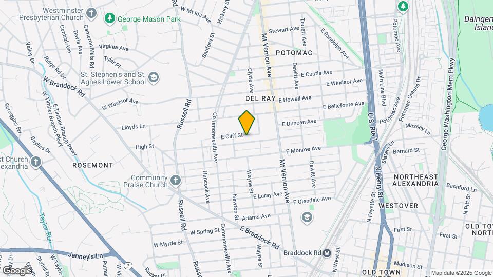 202 E Mason Ave Map and Location Details