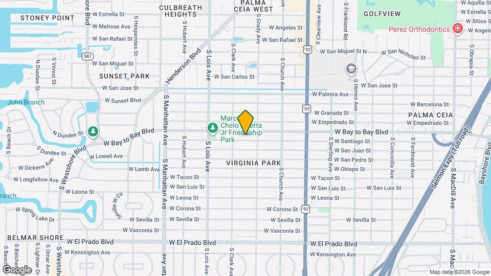 4011 W Santiago St Map and Location Details