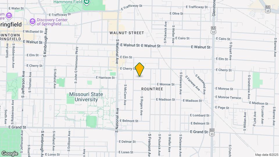 1321 E Harrison St Map and Location Details