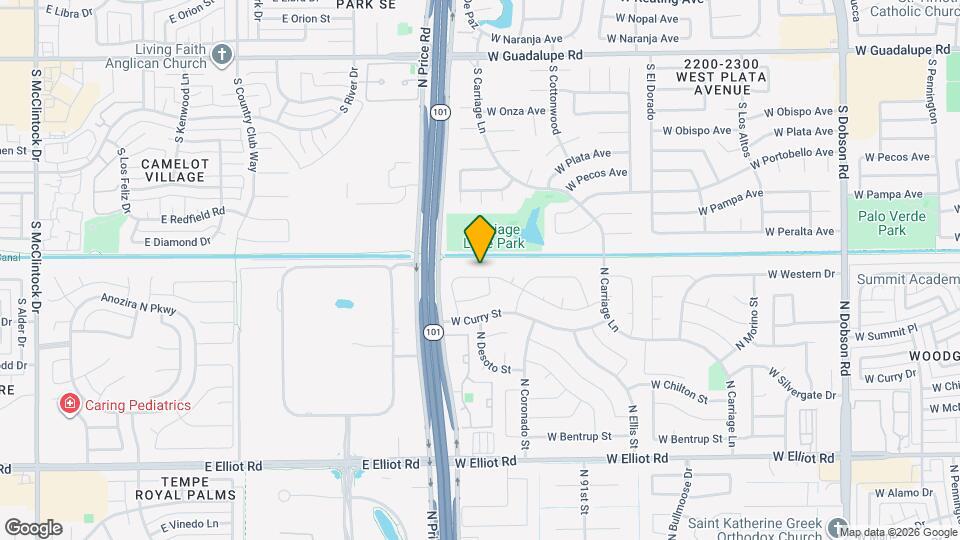 2902 W Straford Dr Map and Location Details