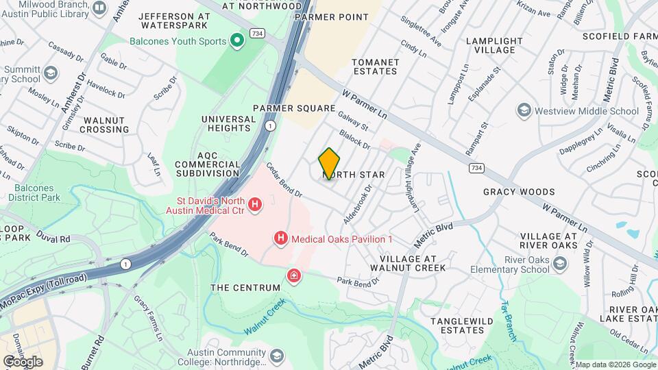 12300 Emery Oaks Rd Map and Location Details