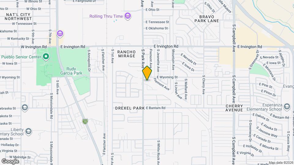 1001 E Park Estates Cir Map and Location Details