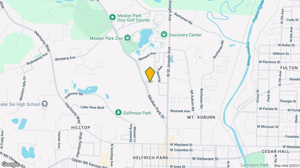 1363 Mesker Park Dr-Unit -A Map and Location Details