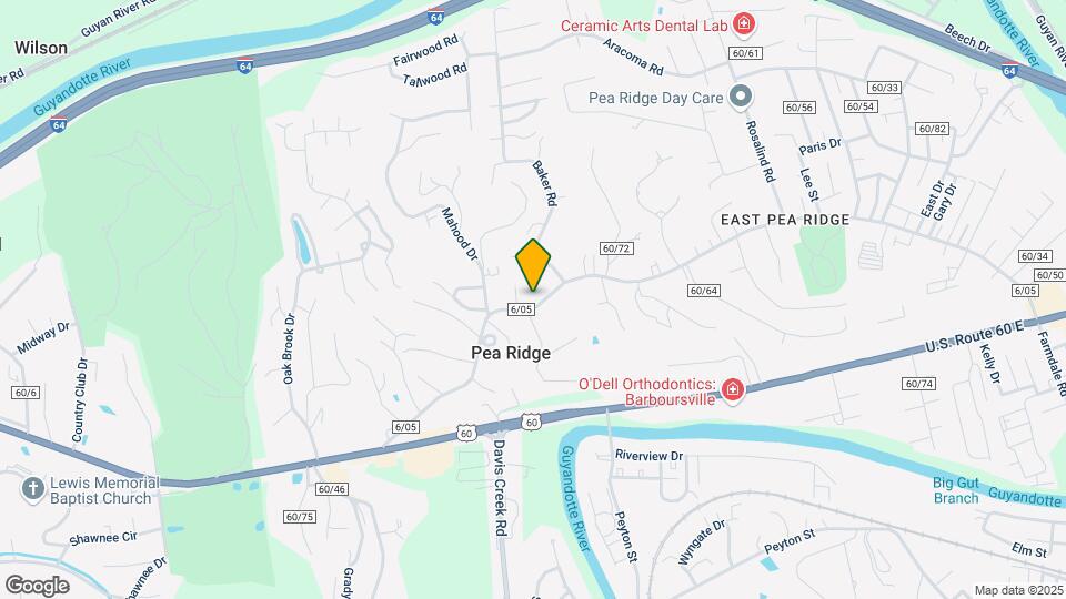 5901 E Pea Ridge Rd Mapa y Detalles de la Ubicación