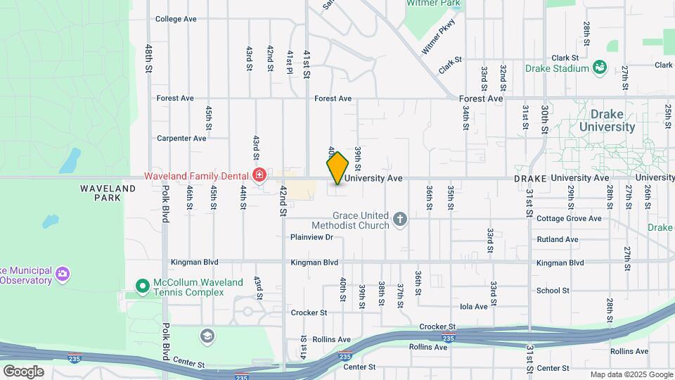 3940 University Ave Map and Location Details