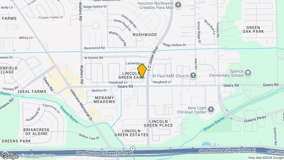 2106 Hazyknoll Ln Map and Location Details