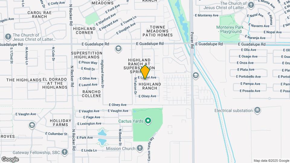 4484 E Redfield Ct Map and Location Details