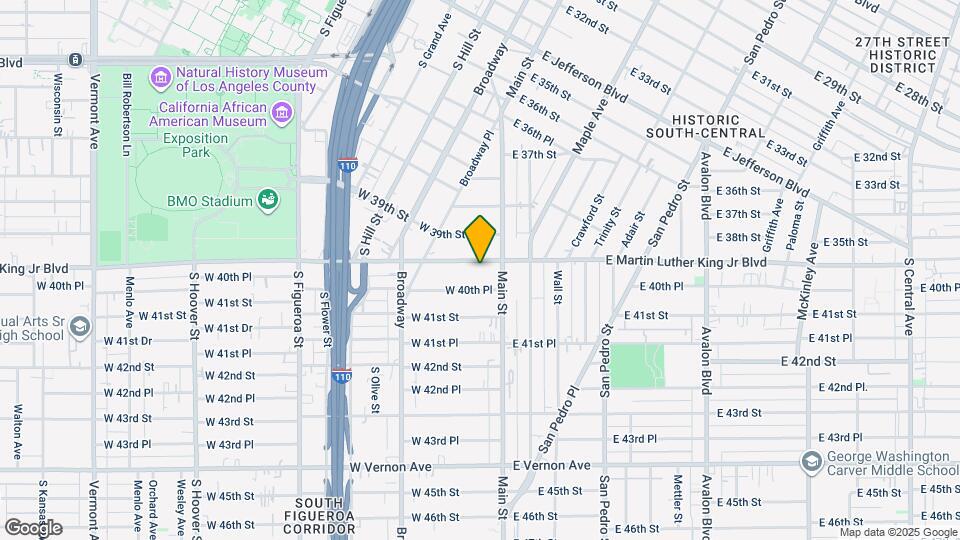 134 W Martin Luther King Jr Blvd Mapa y Detalles de la Ubicación
