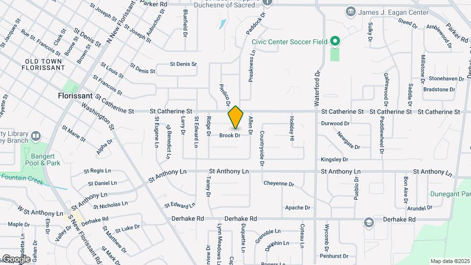 2405 Brook Dr Map and Location Details