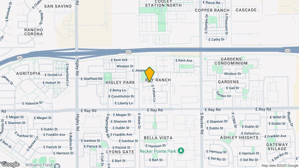 3672 E Orchid Ln Map and Location Details