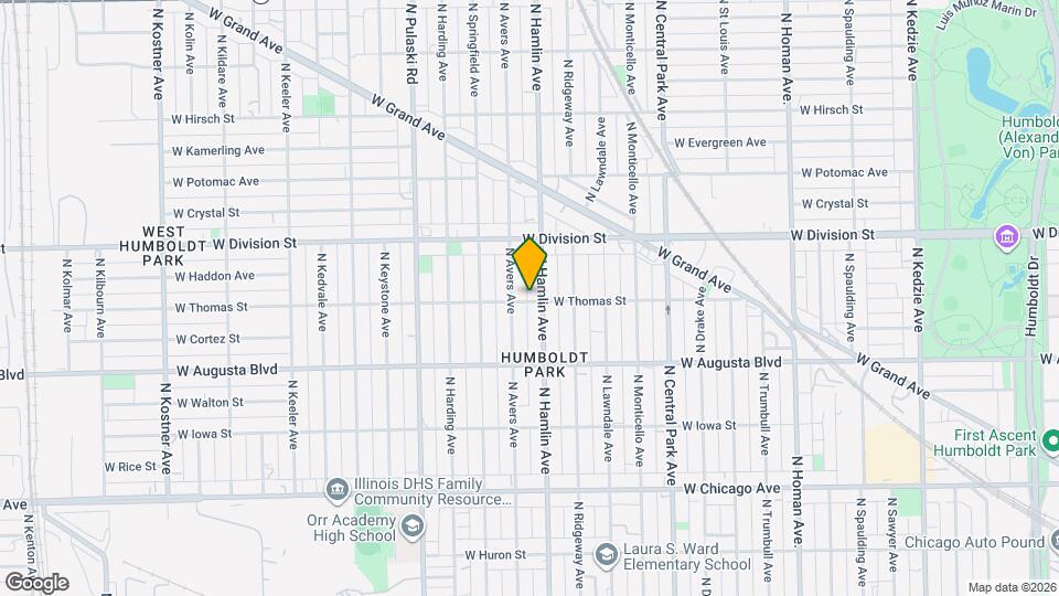 3807 W Thomas St, Unit 1 Map and Location Details