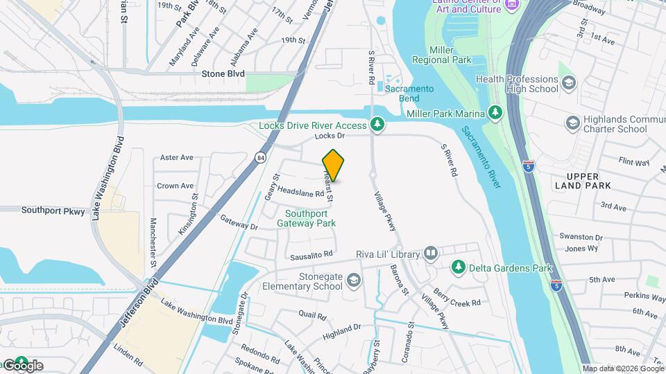 2215 Hearst St Map and Location Details