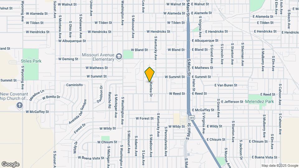 1009 S Lea Ave Map and Location Details