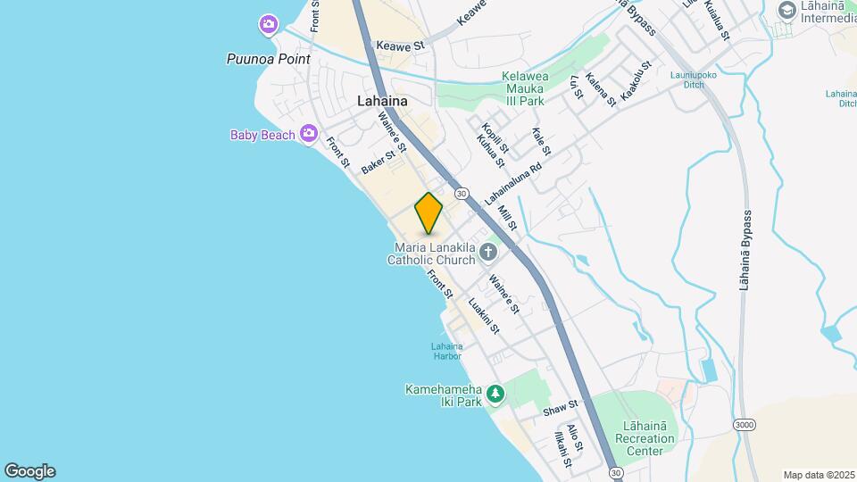 Lahaina Town Luxury Apartments Mapa y Detalles de la Ubicación