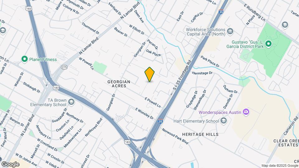 8221 Sam Rayburn Dr Map and Location Details