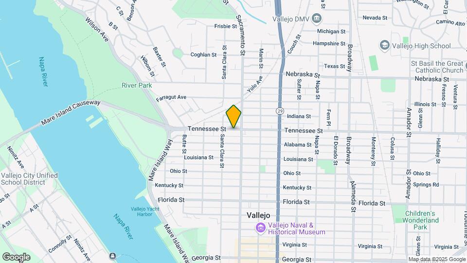 229 Tennessee St Mapa y Detalles de la Ubicación