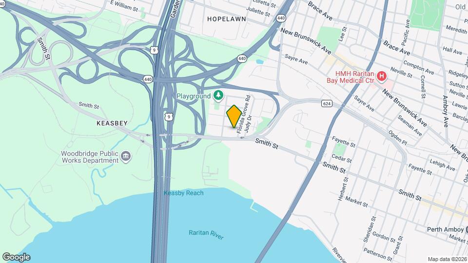 17 Florida Grove Rd Map and Location Details