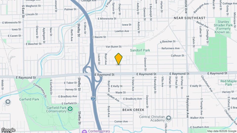 1545 E Legrande Ave Map and Location Details