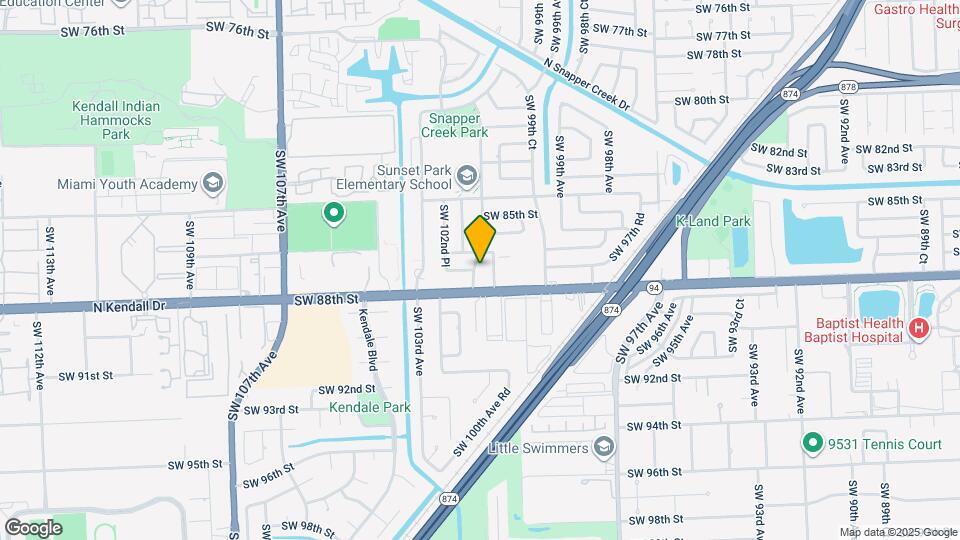 8635 SW 102nd Ave Map and Location Details