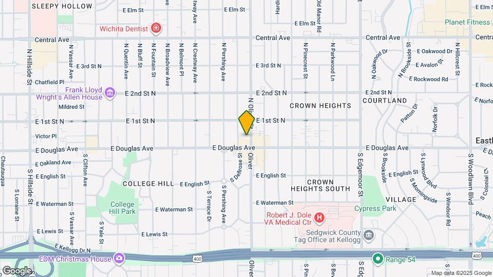 115 N Oliver St Map and Location Details