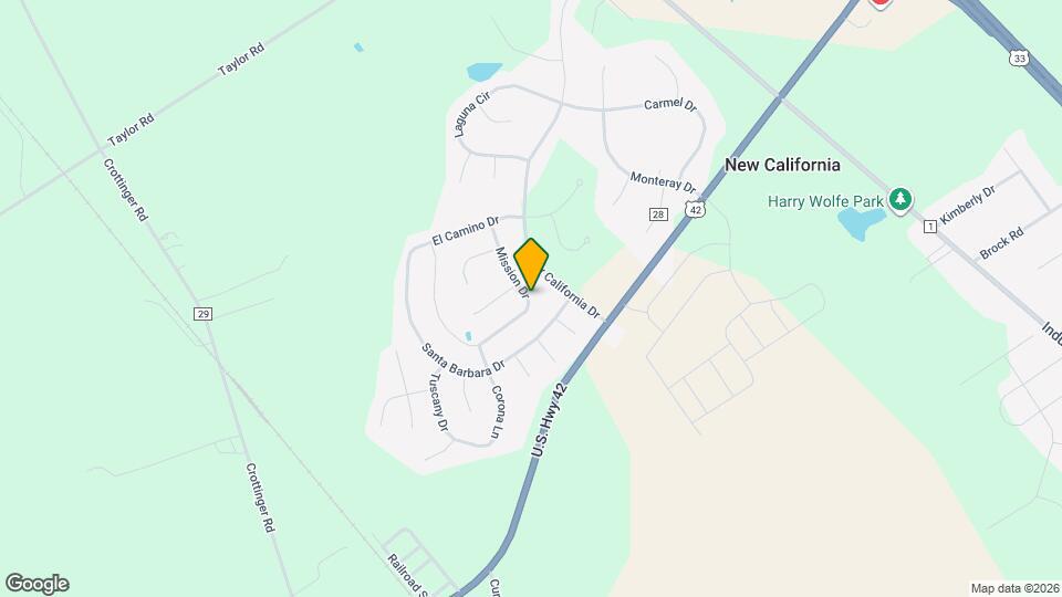 9580 Mission Dr Map and Location Details