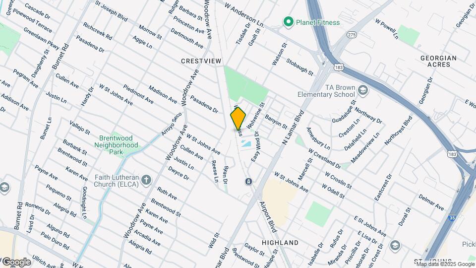 7308 Wildcat Pass Map and Location Details