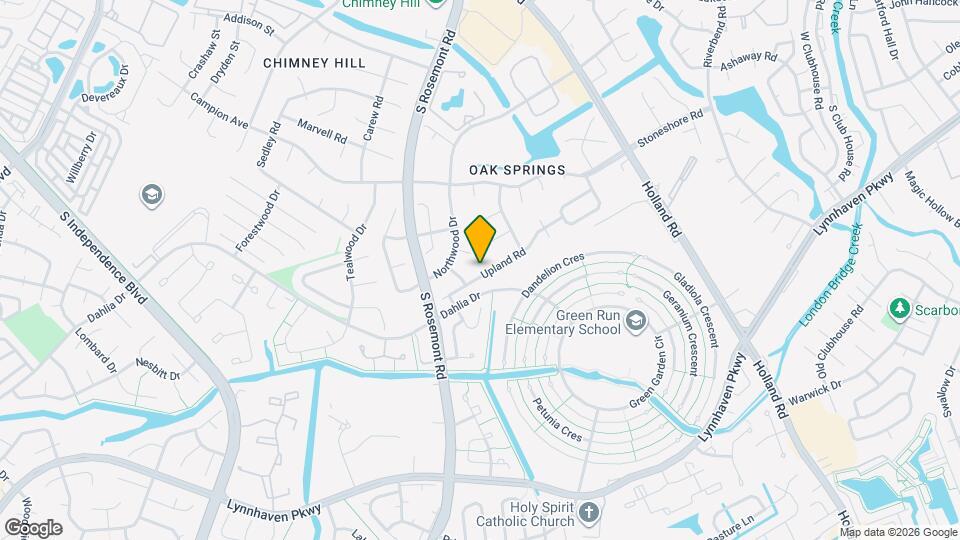 3760 Upland Rd Map and Location Details