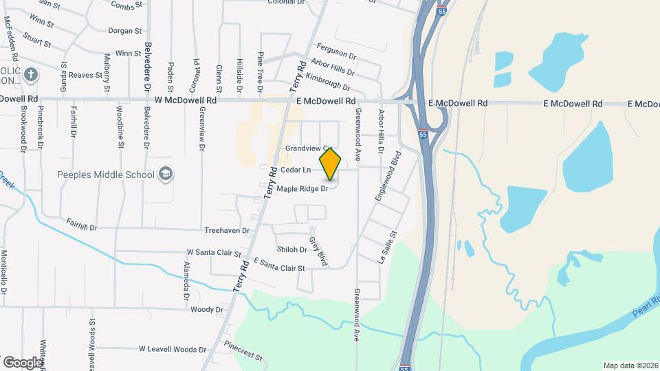 126 Maple Ridge Dr Map and Location Details