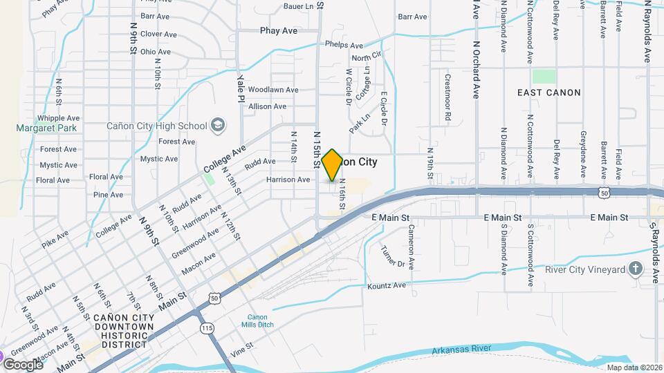 1515 Greenwood Map and Location Details