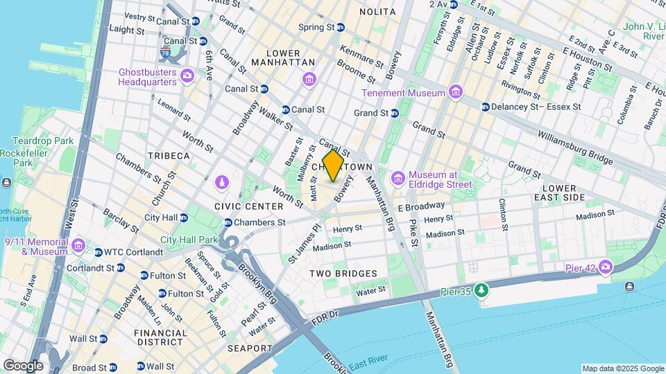 10 Pell St Mapa y Detalles de la Ubicación