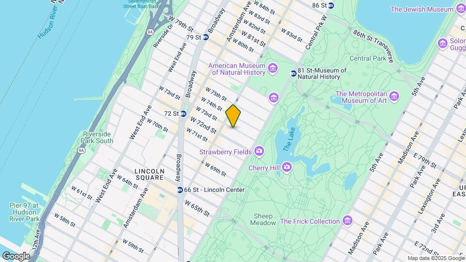 30 W 73rd St Map and Location Details