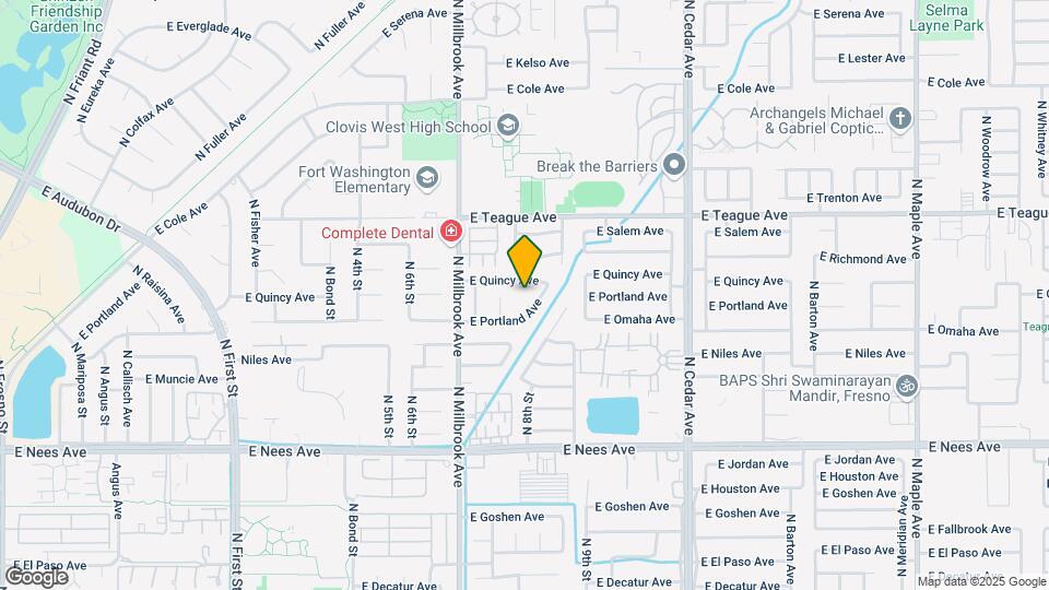 1154 E Portland Ave Mapa y Detalles de la Ubicación