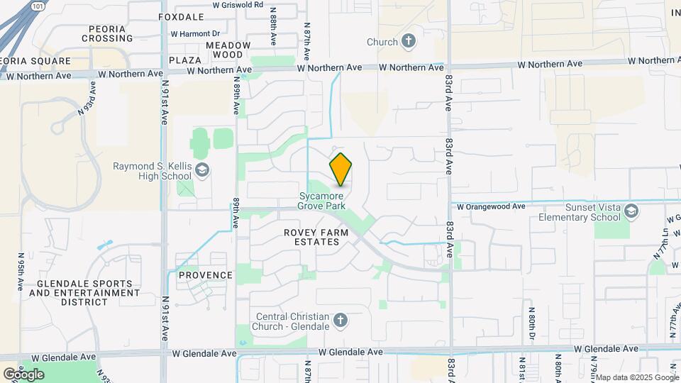 8606 W Helen Ln Map and Location Details