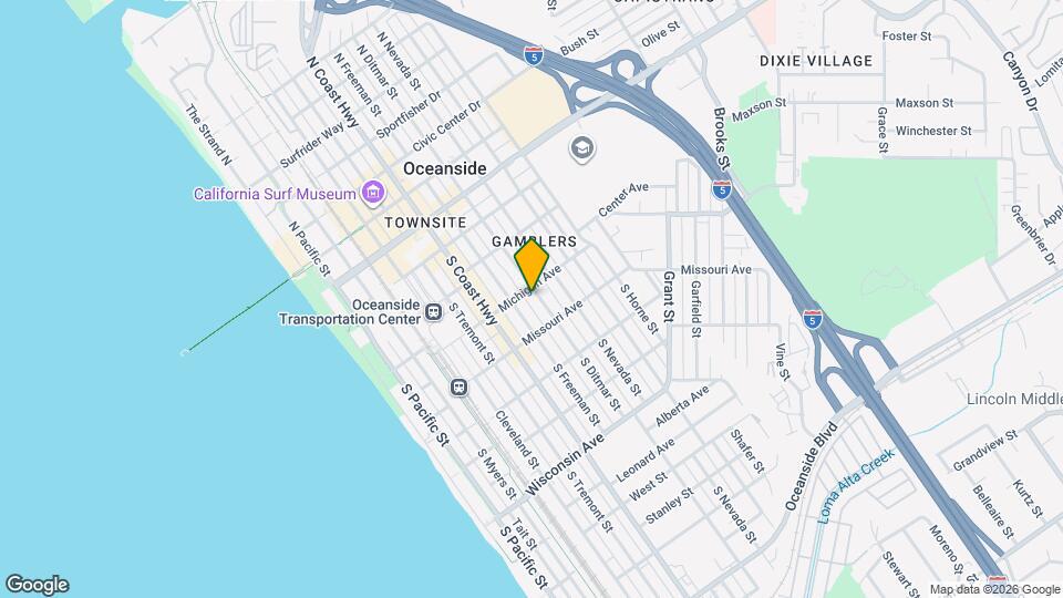 307 S Ditmar St Map and Location Details