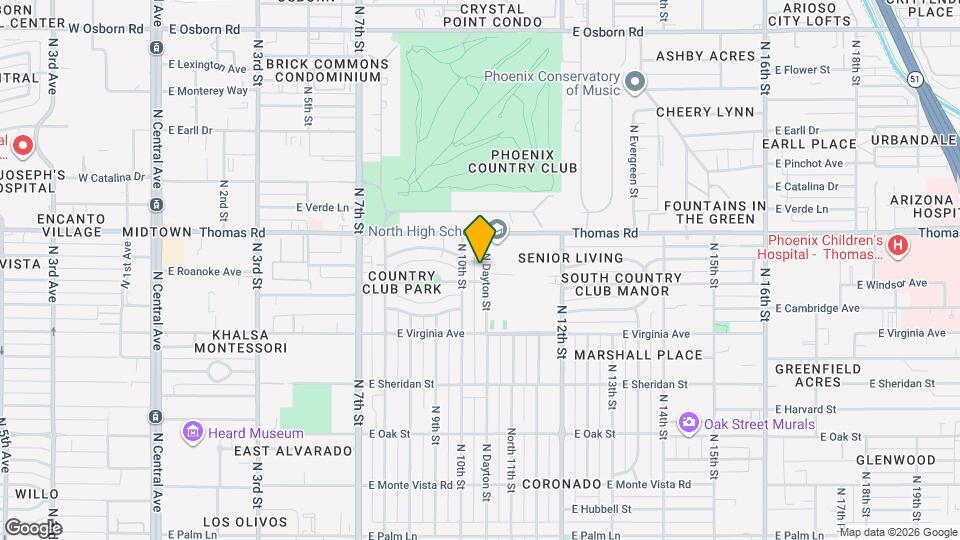 2708 N Dayton St Map and Location Details