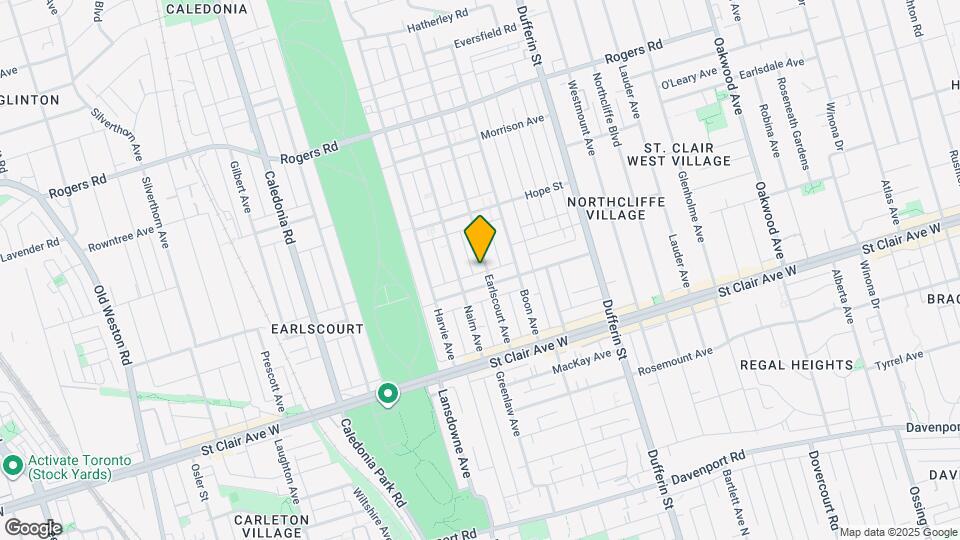 84 Earlscourt Ave Map and Location Details