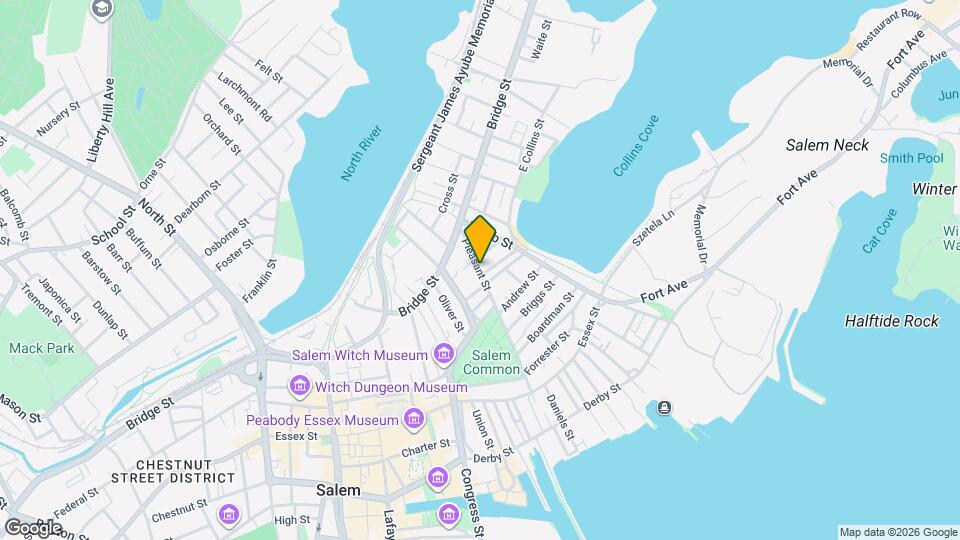 25 Pleasant St Mapa y Detalles de la Ubicación